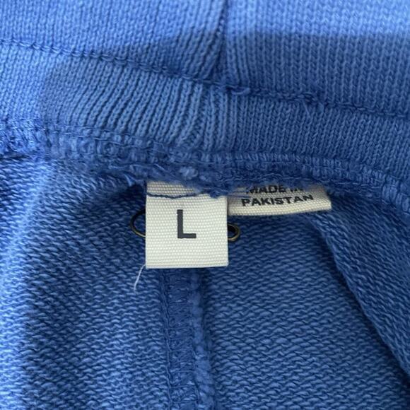 FatFace Sweat Shorts Men Large Blue Cotton 7” Inseam Pull On Drawstring Waist - Picture 5 of 7